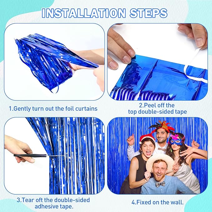 Blue Party Decorations - Image 7