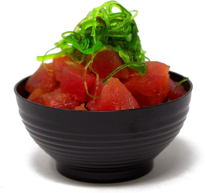 50 Pack 3 oz. Asian-Style Black Mini Plastic Bowl by CMJJGourmetInc
