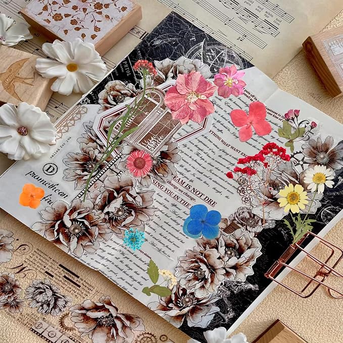 120Pcs Dried Pressed Flowers for Resin Mould Dry Flower Real Leaves Bulk - Image 6