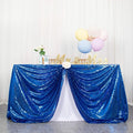 ShinyBeauty Square Tablecloth 72x72-Inch Sequin Tablecloth Overlay Royal Blue by ShinyBeauty
