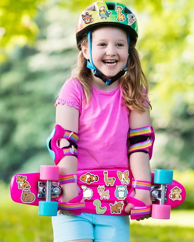 200 Pcs Animal Stickers for Kids, Cute Water Bottle Stickers for Kids Waterproof - Image 4