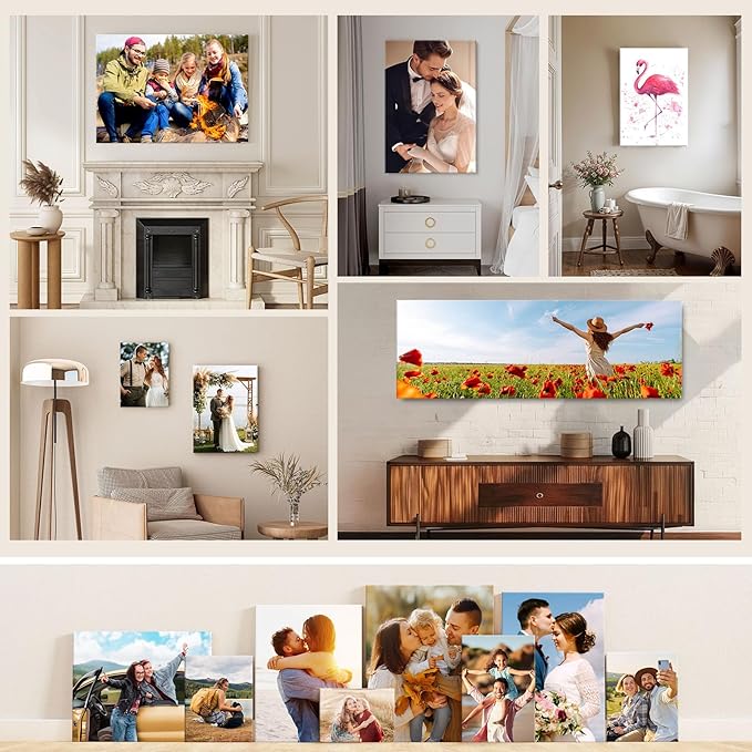 4pcs DIY Wooden Canvas Stretcher Bars Canvas Frame Kit - Image 5