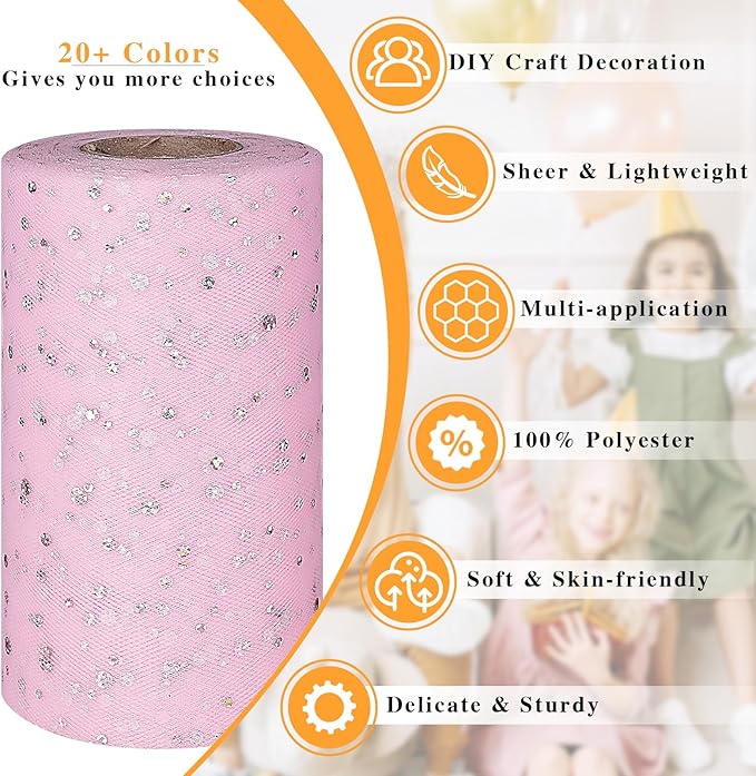 Glitter Tulle Rolls - Image 2