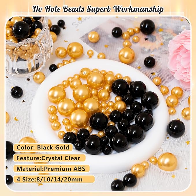 300Pcs Pearl Vase Filler, Candle Centerpieces, Wedding Birthday Party Home - Image 3
