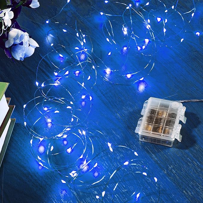 4 Pack 32.8 Ft. Battery Operated Outdoor String Lights - Image 3