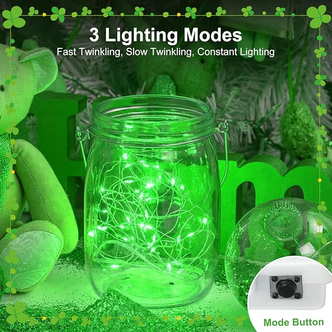 btfarm 12 Pack Fairy Lights Battery Operated, 7ft 20 Led Twinkle Lights String - Image 3