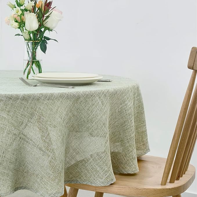 maxmill Flaxy Faux Linen Tablecloth - Image 2