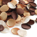Floroom 300pcs Rose Petals Rust Brown Earth Tones Faux Silk Flower Petals by Floroom