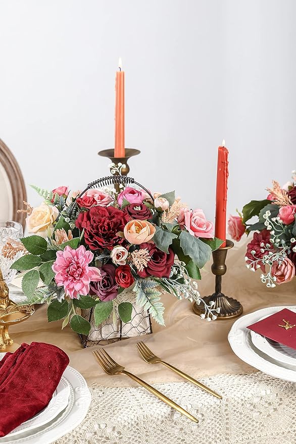 Serra Flora Artificial Flowers Combo Box Set Faux Flowers Bulk Flower Leaf - Image 5