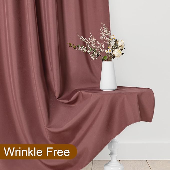 DWCN 10x8 FT Dusty Rose Backdrop Curtains - Image 5