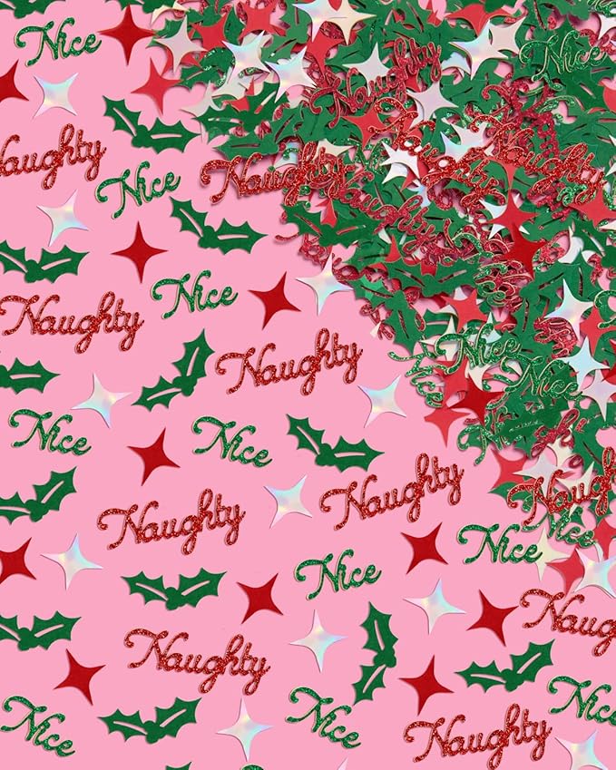 xo, Fetti Naughty + Nice Confetti | Red + Green Glitter - Image 6