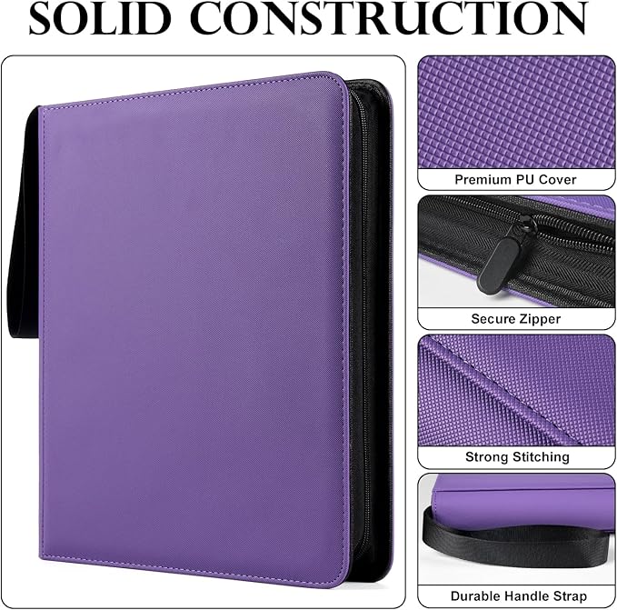 GEAoffice 12 Pocket Card Binder Holds 720 Cards - Image 3