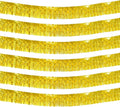 6 Pack 10 Feet Foil Fringe Garland Metallic Tinsel Streamers Banner Wall by Clayghsen