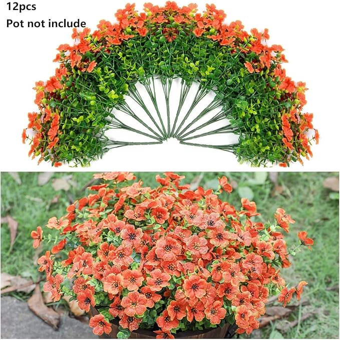 HyeFlora Artificial Fall Flowers Faux Mums - Image 3