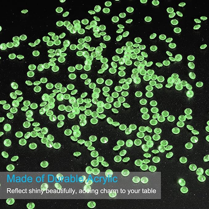 PATIKIL 10000 Pcs Wedding Table Scatter Confetti Crystals 4.5mm Acrylic - Image 3