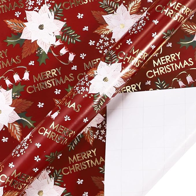 LeZakaa Christmas Wrapping Paper Roll - Image 6