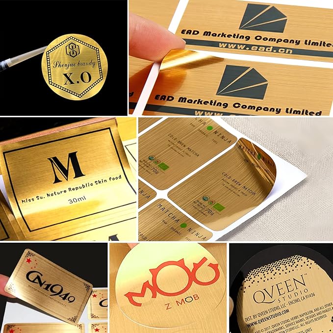 Custom Logo Stickers for Business, Personalised Logo Labels, Waterproof - Image 8
