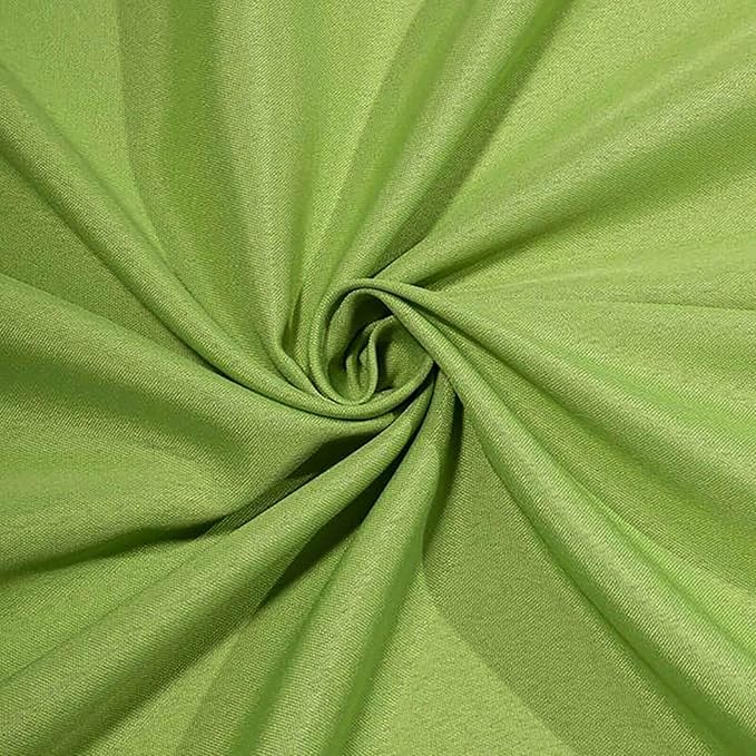 Efavormart 70" Lime Green Square Polyester Tablecloth - Image 8