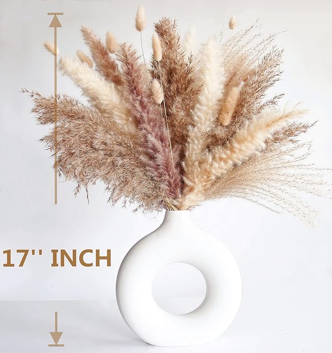 Natural Dried Pampas Grass Decor, Artificial Flowers - Image 4