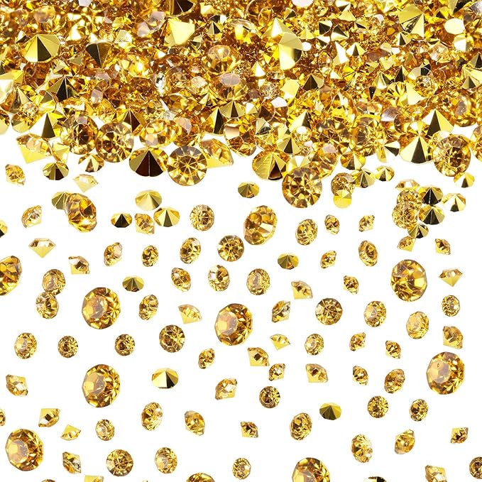 10000 Clear Wedding Table Scatter Confetti Crystals Acrylic Diamonds Rhinestones by Bememo