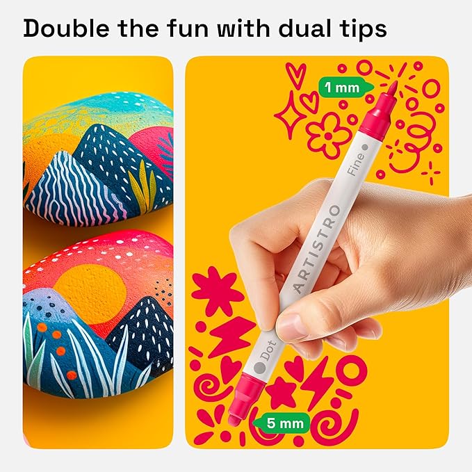 ARTISTRO Vibrant Acrylic Paint Markers - Image 2