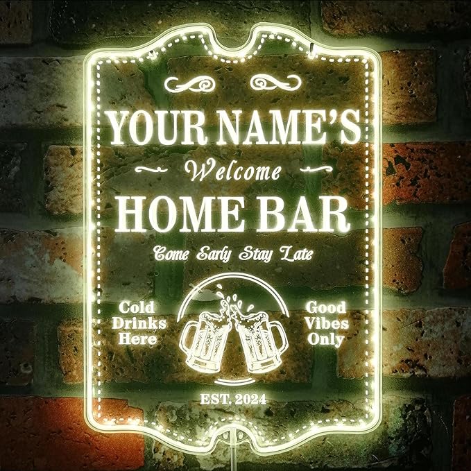 ADVPRO Personalized Your Name Home Bar RGB Dynamic Glam LED Sign - Image 8