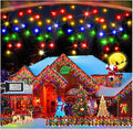 KNONEW 33FT 400 LED Christmas Lights Outdoor Black Wire String Lights by KNONEW