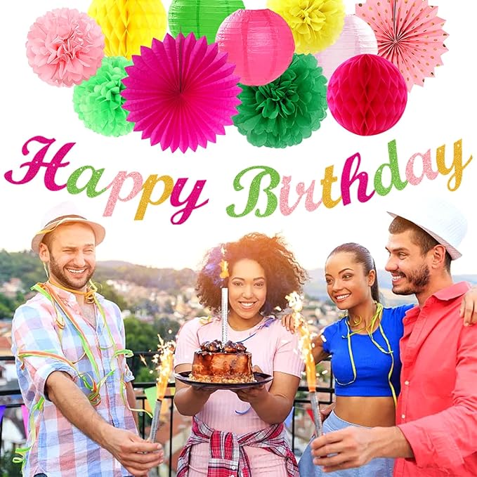 Hawaiian Luau Birthday Party-Decorations Supplies - Image 7