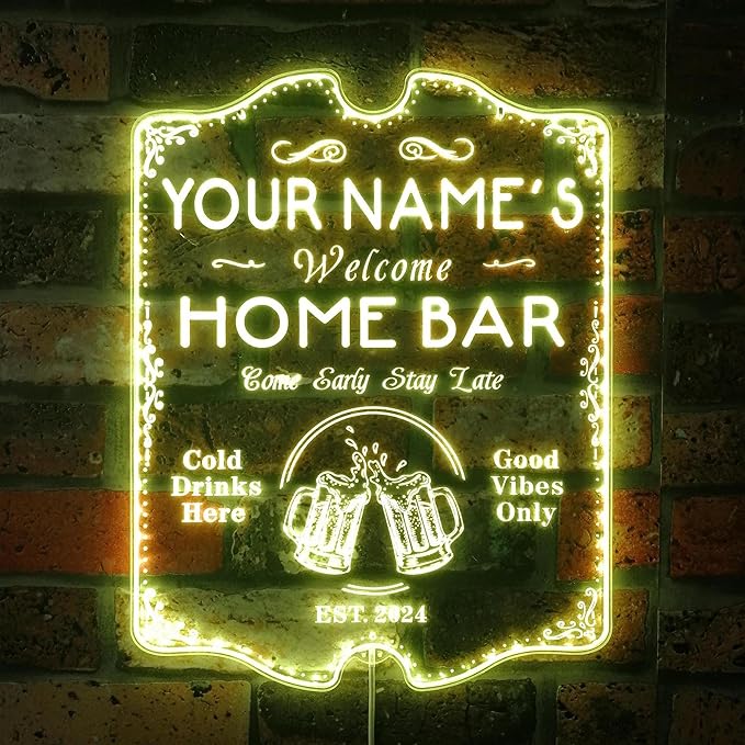 ADVPRO Personalized Your Name Home Bar RGB Dynamic Glam LED Sign - Image 8