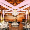 6 Panels Pink Ceiling Drapes for Wedding 5ftx40ft Ceiling Drapes Wedding Arch by HNPSTBNO