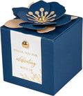 FEIYI 20 PCS Favor Boxes, 3 In 1 Navy Blue Candy Boxes by FEIYI