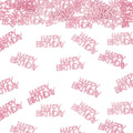 Pink Happy Birthday Confetti by Vofrise