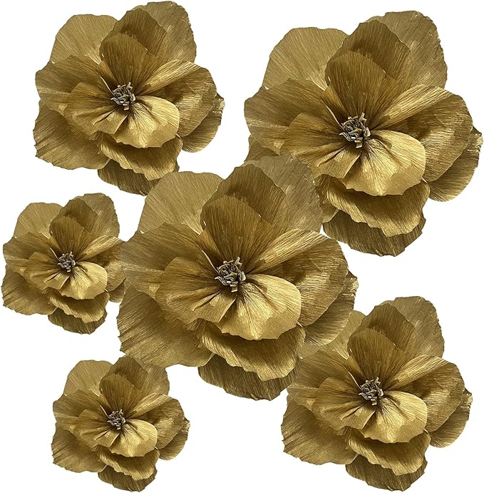 BRT Bearingshui Crepe Paper Flowers Decoration by BRT+Bearingshui