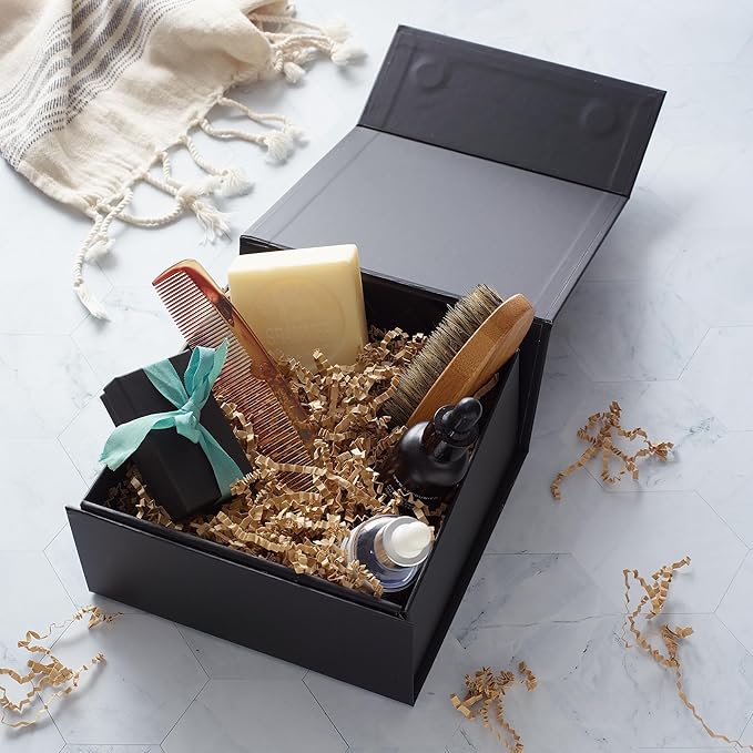 CECOBOX - Gift Boxes with Lids for Presents 6"x6"x2.75" - Matte, Collapsible - Image 5