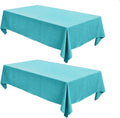 Fitable Faux Linen Tablecloths for Rectangle Tables: Water & Stain Resistant by Fitable