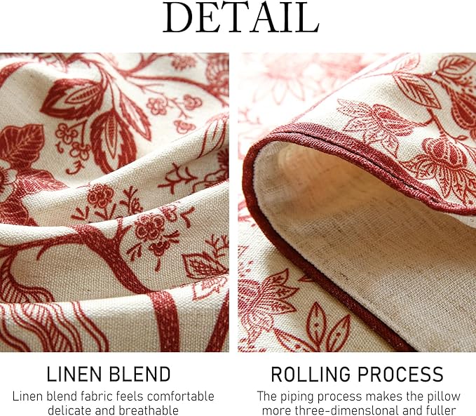 ISAENNE Designer Chinoiserie Elegant Linen Table Runner 102 Inches Long - Image 5