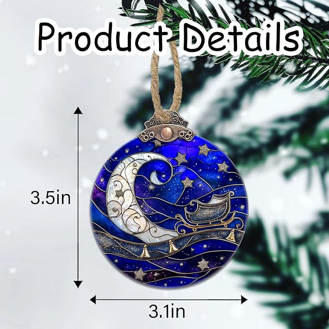 Stained Glass Christmas Decorations - Image 6
