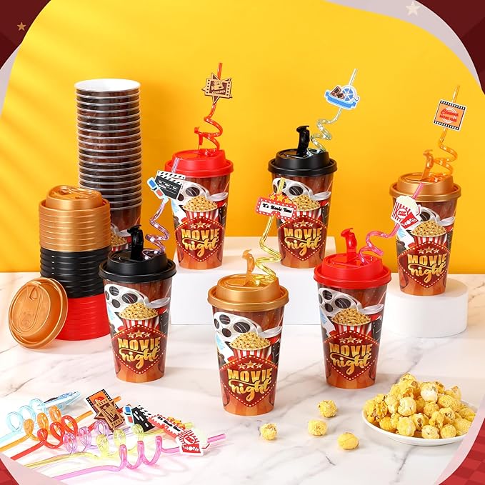 Yungyan 36 Sets Movie Night Party Favors Goodie Cups - Image 5