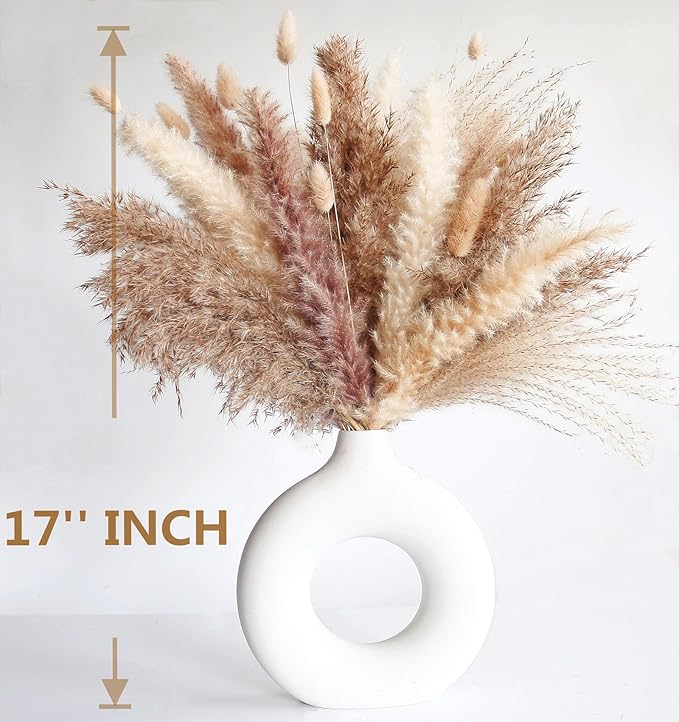 Dried Pampas Grass Decor, Reed Grass Bouquet - Image 5