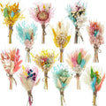 Layhit 12 Pack Boho Dried Flower Bouquet Mini Wedding Handmade Dry Flowers Decor by ShungLan