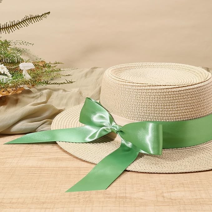 LaRibbons Sage Green Satin Ribbon 1 Inch 50 Yards Luxury Double Faced Green - Image 4