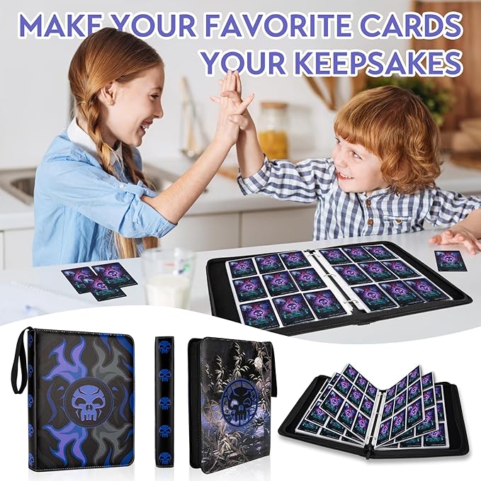 9 Pocket Card Binder for MTG/YGO/PTCG/Game Cards, Holds 900 Cards, Premium Card - Image 5