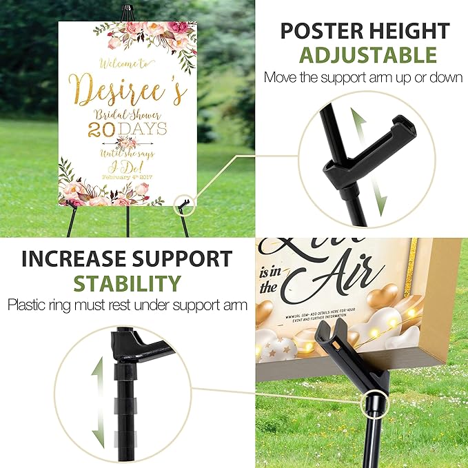 63" Display Easel Stand - Image 3