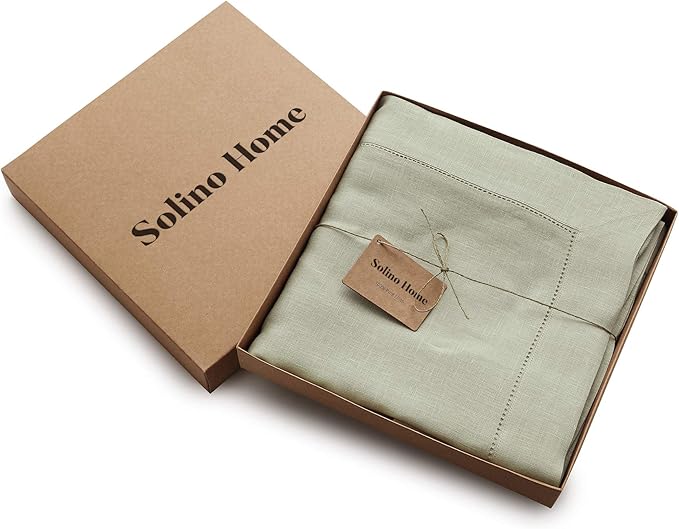 Solino Home Linen Tablecloth 60 x 108 Inch - Image 4