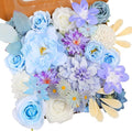 Artificial Flowers Combo, Mix Silk Flowers Roses, Dahlias by Garisey