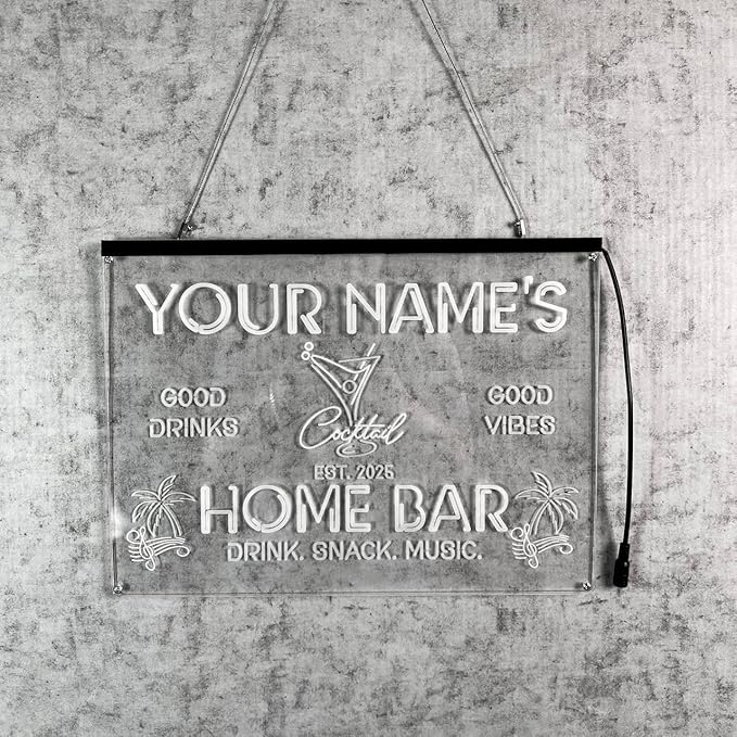 Personalized Cocktail Bar Signs - Image 4