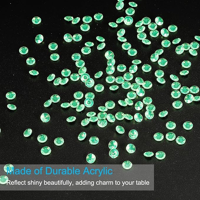 PATIKIL 4000 Pcs Wedding Table Scatter Confetti Crystals 6mm Acrylic Diamonds - Image 3