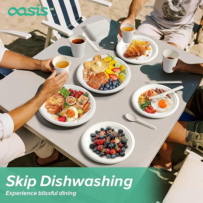 350PCS Disposable Paper Dinnerware Set - Image 6