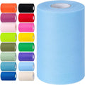 Blue Tulle Fabric Rolls 6 Inch by 100 Yards Tulle Roll Spool Fabric by Unknown