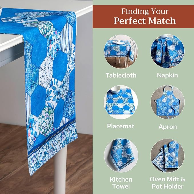 Maison d' Hermine Table Runner 100% Cotton Double Layer Table Runners 72 inches - Image 5